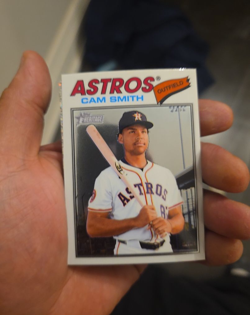 2026 Topps Heritage Chrome #69 Cam Smith — front