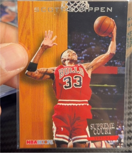 1993-94 NBA Hoops Supreme Court #SC10 Scottie Pippen — front