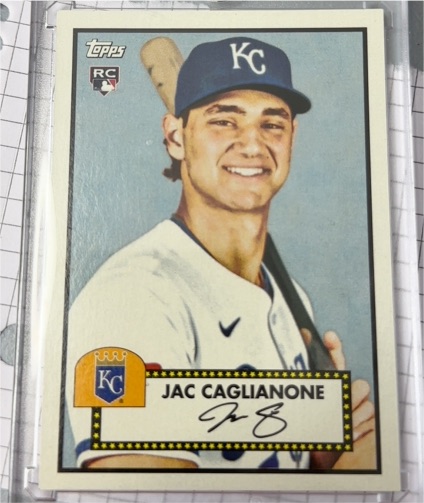 2026 Topps Heritage #136 Jac Caglianone — front