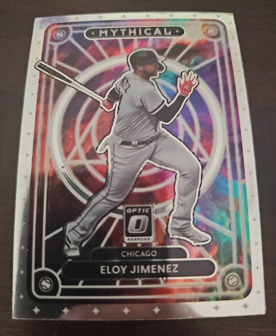 2022 Donruss Optic #MTH-25 Eloy Jimenez Mythical — front