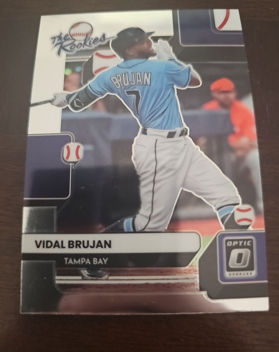 2022 Donruss Optic The Rookies #TR-7 Vidal Brujan — front