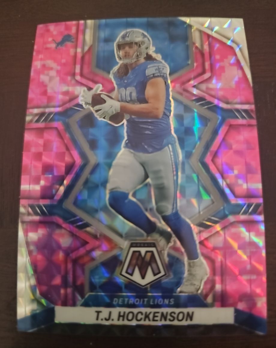 2022 Panini Mosaic Football #68 T.J. Hockenson — front
