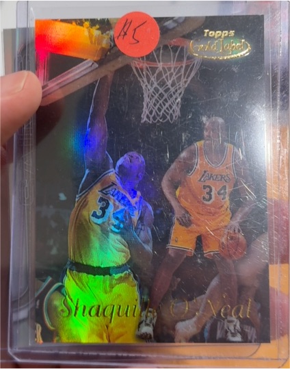 1998-99 Topps Gold Label #GL2 Shaquille O'Neal — front