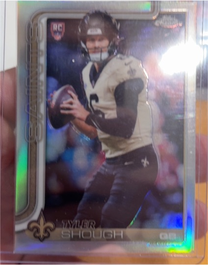 2025 Topps Chrome #398 Tyler Shough — front