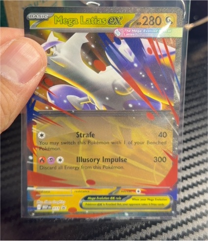 2015 Black Star Promo #011 Mega Latias ex — front