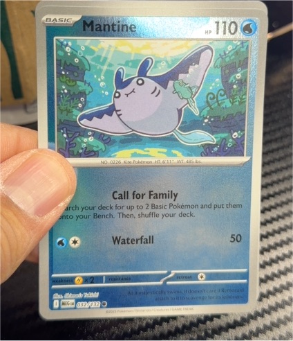 2005 Pokémon ME01: Mega Evolution #032 Mantine — front