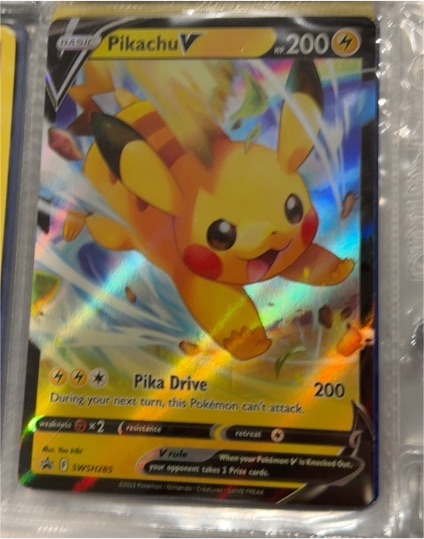 2023 Pokémon TCG Sword & Shield Promo #SWSH285 Pikachu V — front