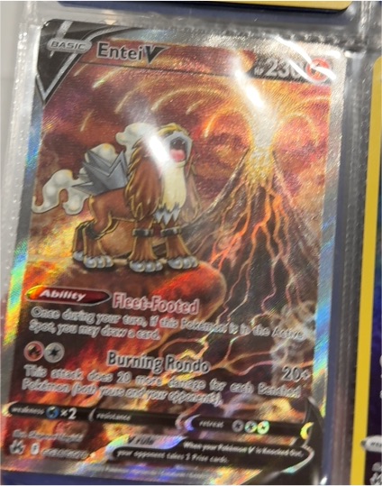 2023 Pokemon SWSH Crown Zenith #GG36 Entei V — front