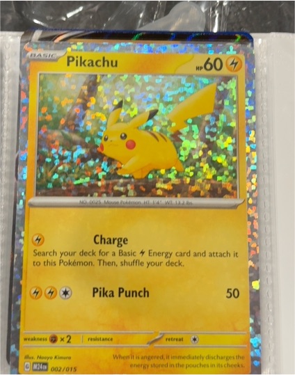 2025 Pokémon #002 Pikachu — front