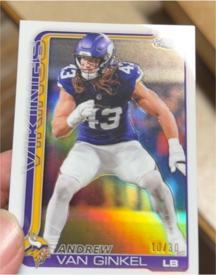 2025 Topps Chrome #198 Andrew Van Ginkel — front