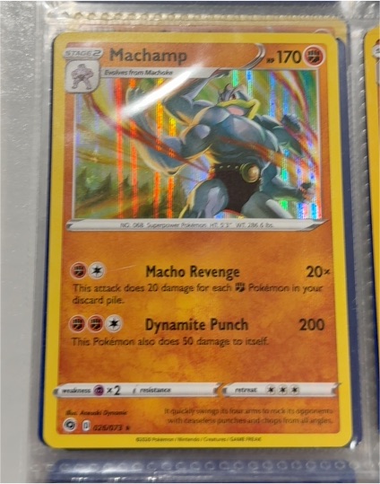 2020 Pokémon Champions Path #026 Machamp — front