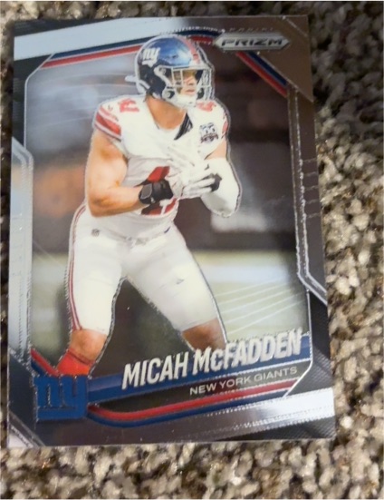 2025 Panini Prizm #95 Micah McFadden — front