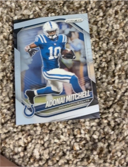 2024 Panini Prizm #303 Adonai Mitchell — front