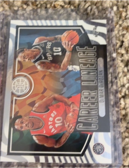 2020-21 Panini Illusions #16 DeMar DeRozan Career Lineage — front