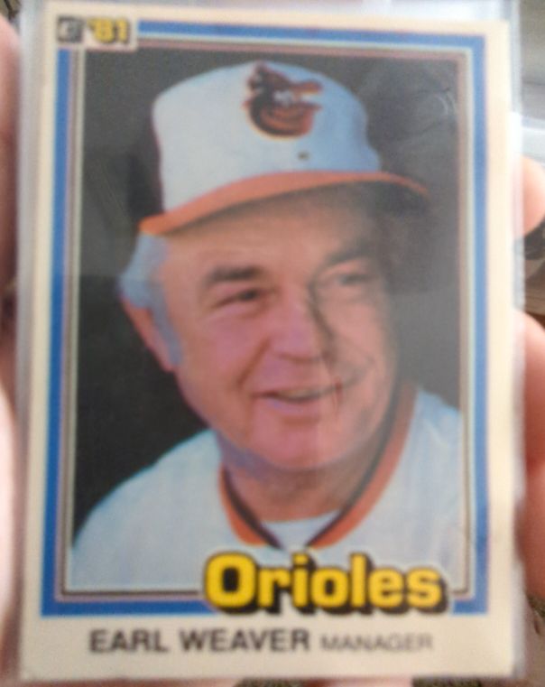 1981 Donruss #356 Earl Weaver — front