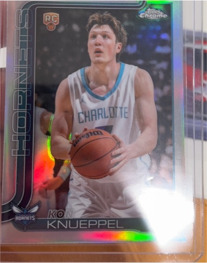 2025-26 Topps Chrome #254 Kon Knueppel — front