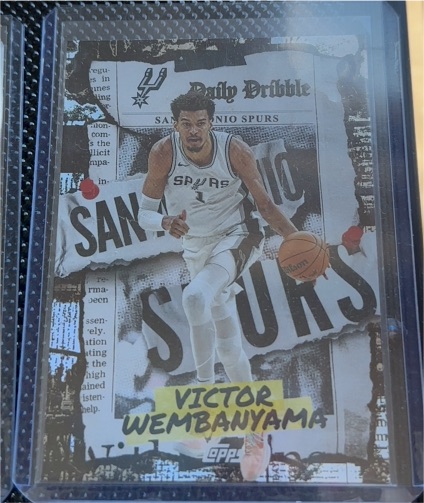 2025-26 Topps The Daily Dribble #DD-11 Victor Wembanyama — front