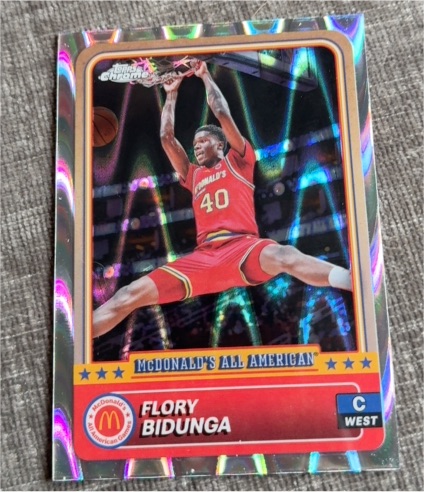 2024 Topps Chrome McDonald's All-American #35 Flory Bidunga — front