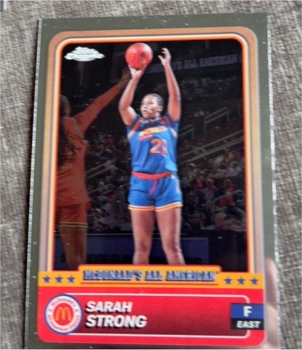 2024 Topps Chrome McDonald's All American #10 Sarah Strong — front