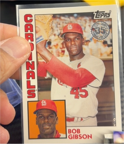 2020 Topps 1985 Topps Baseball 35th Anniversary All-Stars #85AS-26 Bob Gibson — front
