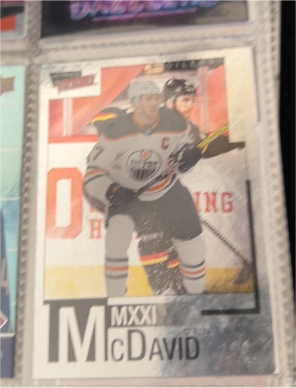 2020-21 Upper Deck Extended Series MXXI #CM-7 Connor McDavid — front