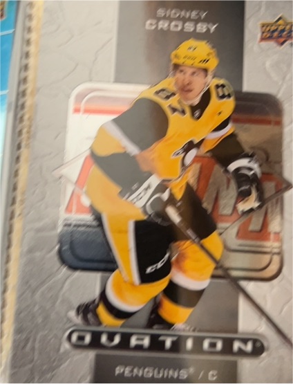2020-21 Upper Deck Ovation #O-30 Sidney Crosby — front