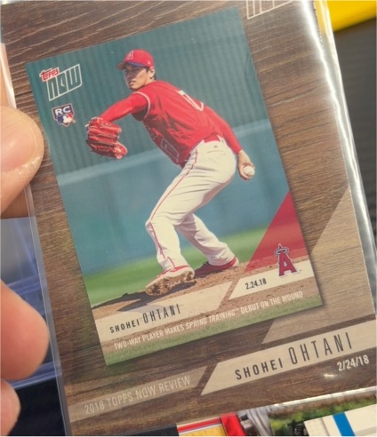 2018 Topps Now Review #TN-2 Shohei Ohtani — front
