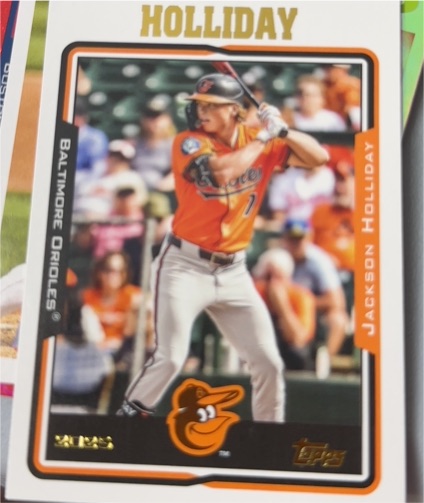 2025 Topps Archives #275 Jackson Holliday Baltimore Orioles — front