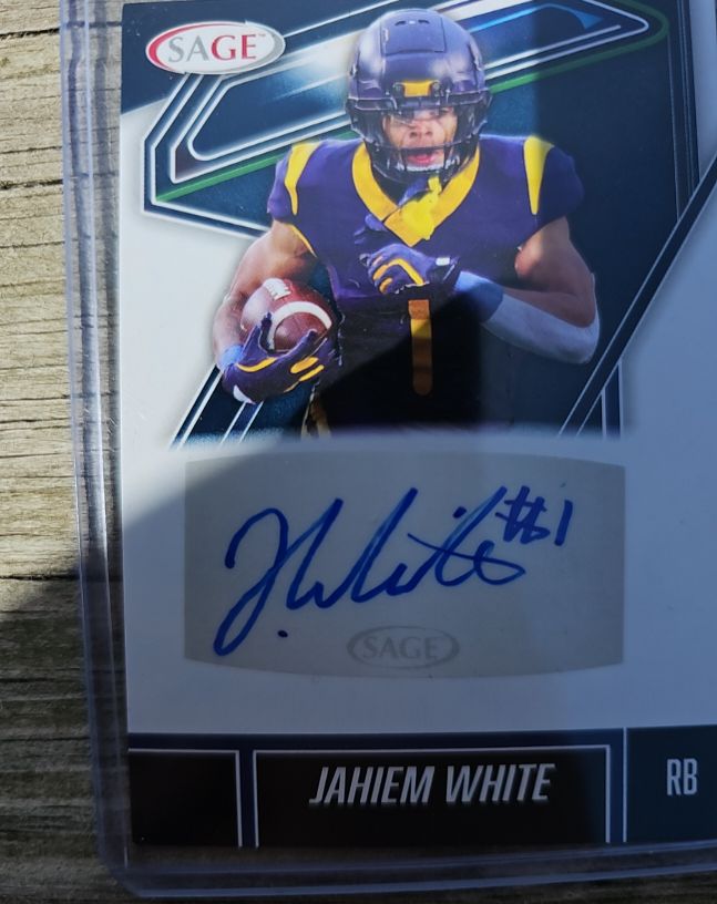 2024 Sage Football #A-JW2 Jahiem White — front