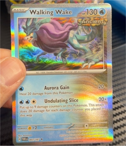 2024 Pokémon TCG Sv06 Twilight Masquerade #63 Walking Wake — front
