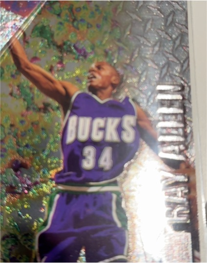 1996-97 Fleer Metal #186 Ray Allen — front