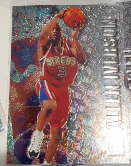 1996-97 Fleer Metal #201 Allen Iverson — front