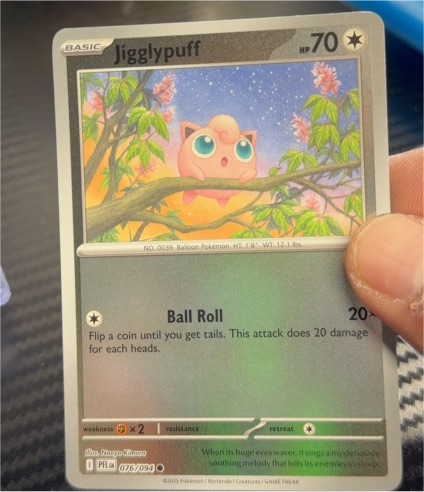 2023 Pokémon Phantasmal Flames #076 Jigglypuff — front