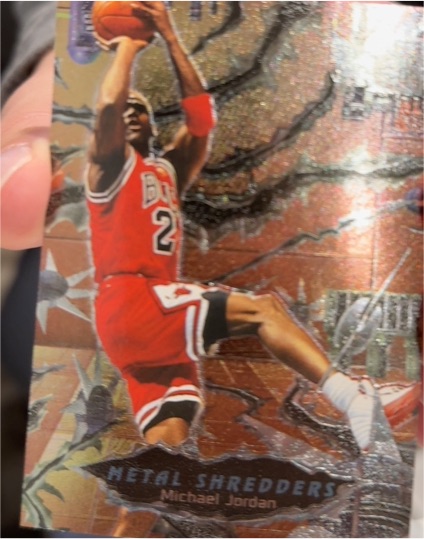 1996-97 Fleer Metal #241 Michael Jordan Metal Shredders — front