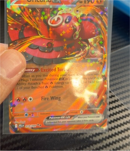 Pokémon TCG Oricorio ex 018/094 ME02: Phantasmal Flames — front