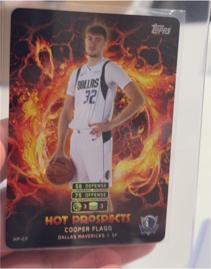 2025 Topps Match Attax Hot Prospects #HP-CF Cooper Flagg — front