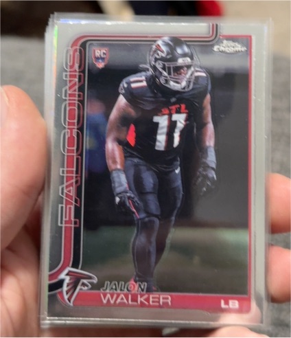 2025 Topps Chrome #354 Jalon Walker — front