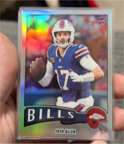 2025 Topps Chrome #1975-4 Josh Allen — front