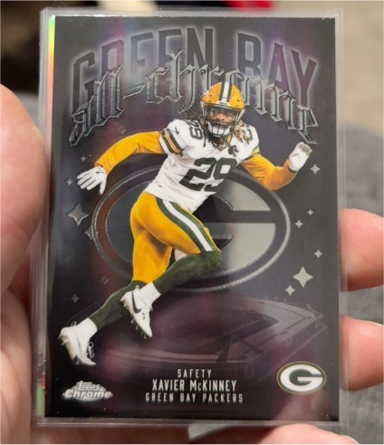 2025 Topps Chrome #ACT-24 Xavier McKinney — front