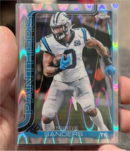 2025 Topps Chrome #45 Ja'Tavion Sanders — front