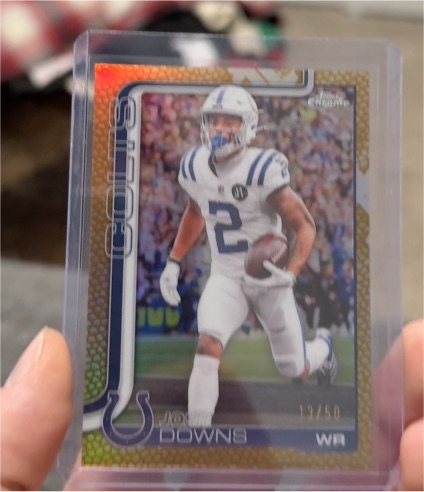 2025 Topps Chrome #127 Josh Downs — front