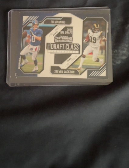 2024 Panini Contenders Draft Class #21 Eli Manning Steven Jackson — front