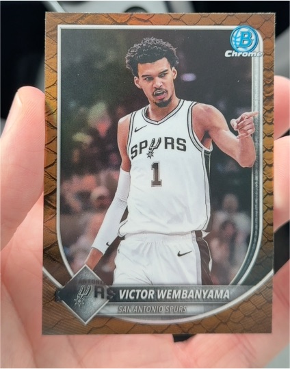 2025-26 Bowman Chrome #BCV-143 Victor Wembanyama — front