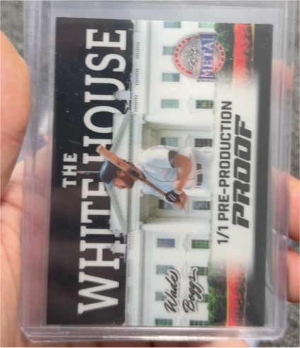 2026 Leaf Metal The White House #WH-WB1 Wade Boggs — front
