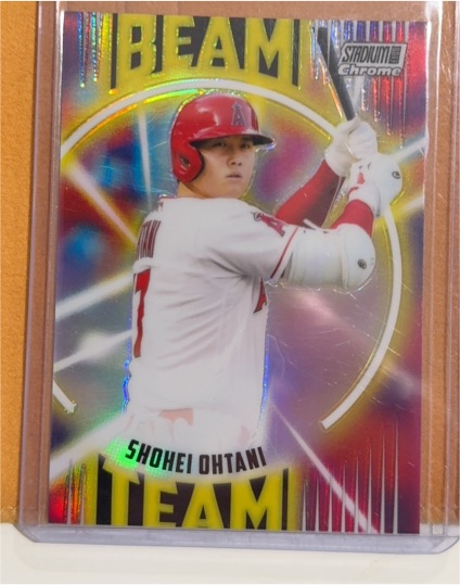2022 Topps Stadium Club Chrome #BT-13 Shohei Ohtani Beam Team — front