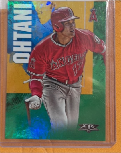 2019 Topps Fire #1 Shohei Ohtani — front