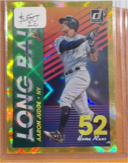 2018 Donruss Long Ball Leaders #LBL2 Aaron Judge — front