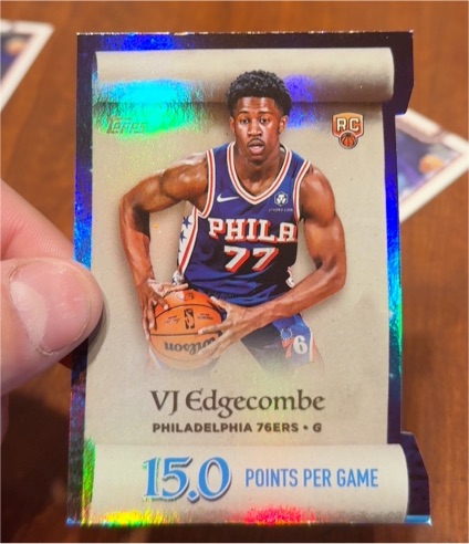 2025-26 Topps Holiday #ML-3 VJ Edgecombe — front