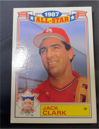 1988 Topps #13 Jack Clark — front