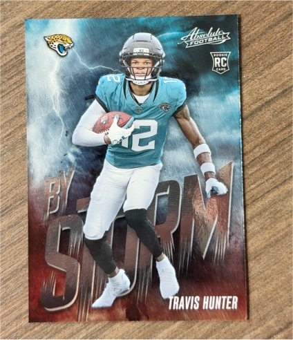 2025 Panini Absolute #17 Travis Hunter By Storm — front